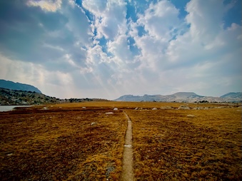 Open flats on the John Muir Trail